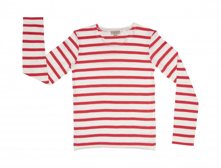 red white stripe tshirt